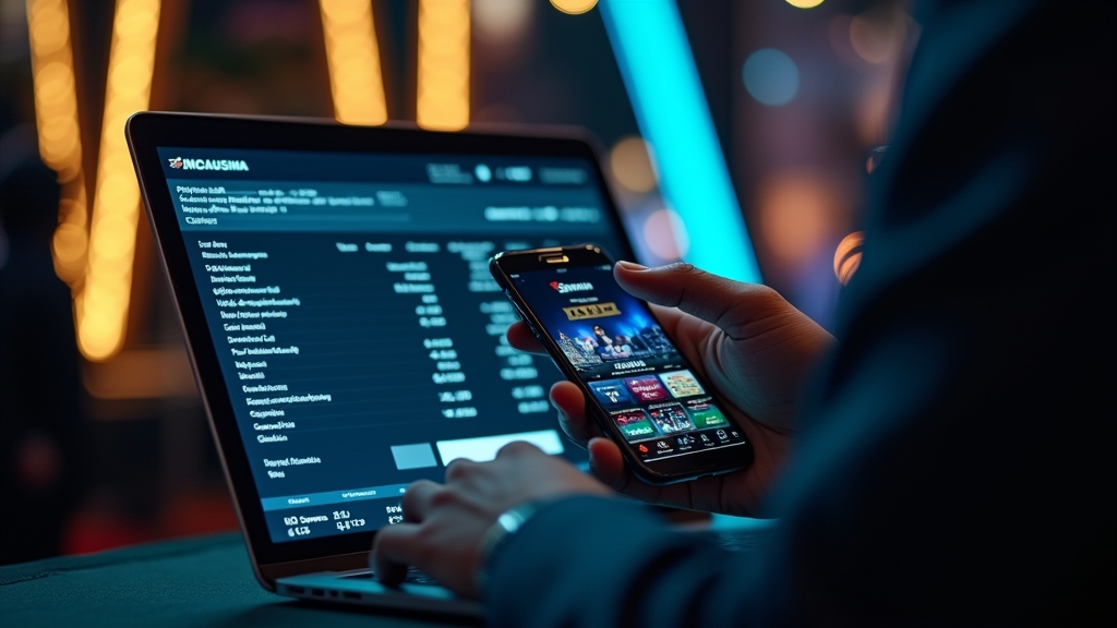 Pantalla de retiro en un casino con un jugador revisando sus datos de pago